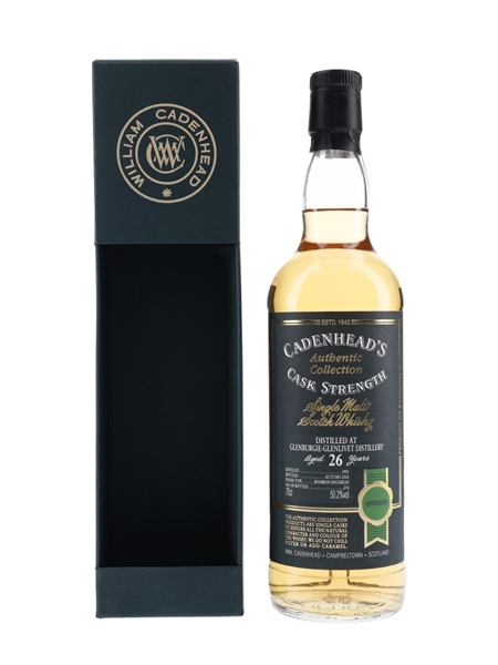 Glenburgie-Glenlivet 1992 26 Year Old Bottled 2018 - Cadenhead's 70cl / 50.2%