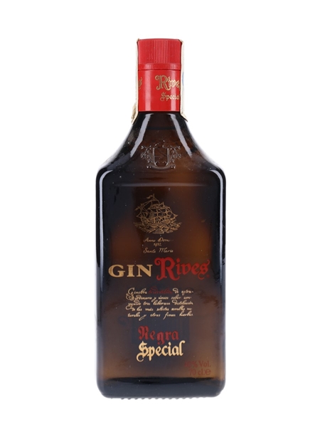 Rives Gin Negra Special Bottled 1990s 70cl / 40%