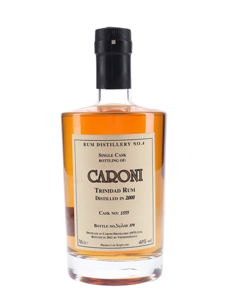 Caroni 2000 Rum Distillery No.4 Bottled 2011 - Vinmonopolet 70cl / 40%