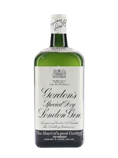 Gordon's Special Dry London Gin Bottled 1950s - Spring Cap 75cl / 40%