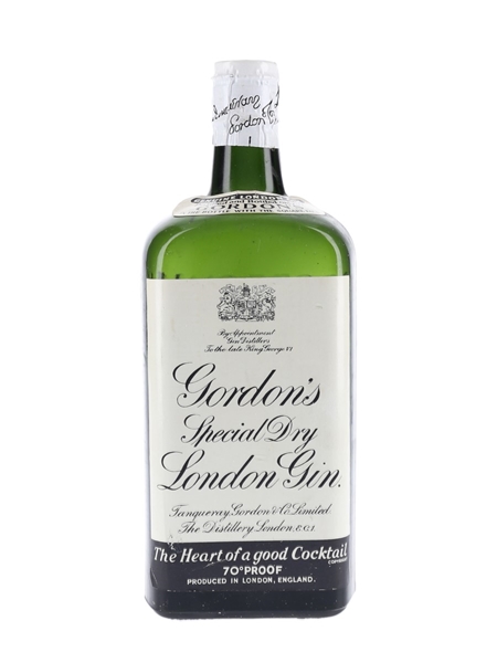 Gordon's Special Dry London Gin Bottled 1950s - Spring Cap 37.5cl / 40%