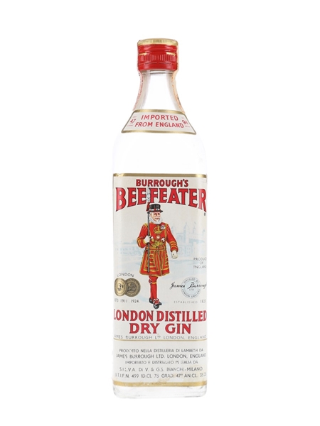 Beefeater Dry Gin Bottled 1960s - Silva 75cl / 47%