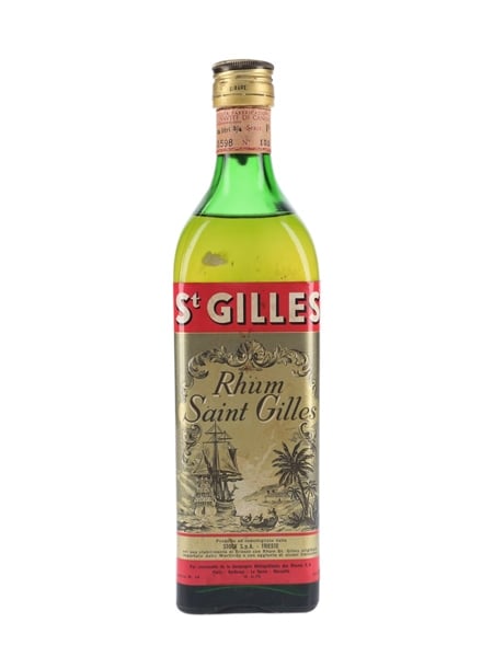 Saint Gilles Rhum Bottled 1960s - Stock 75cl / 45%