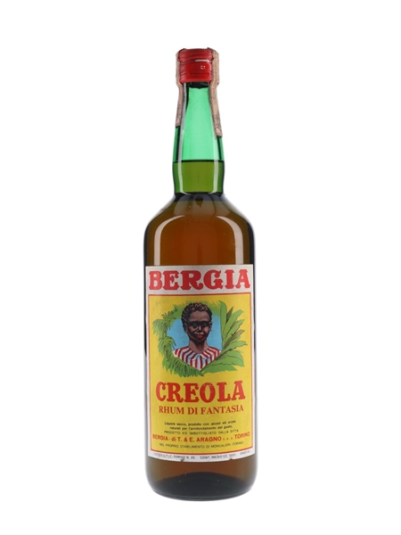 Bergia Creola Rhum Di Fantasia Bottled 1970s 100cl / 40%