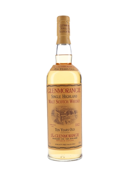 Glenmorangie 10 Year Old Duty Free - Bottled 1980s. 75cl / 43%