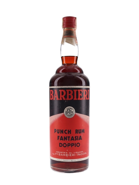 Barbieri Punch Rum Fantasia Doppio Bottled 1960s 100cl / 50%