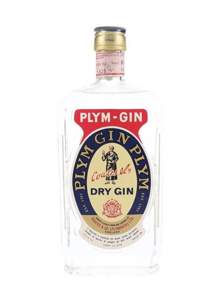 Coates & Co. Plym Gin Bottled 1960s - Stock 75cl / 46%