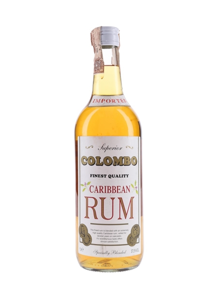 Colombo Caribbean Rum Bottled 1980s-1990s 100cl / 37.5%