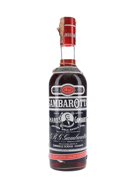 Gambarotta Amaro Bottled 1970s 100cl / 30%