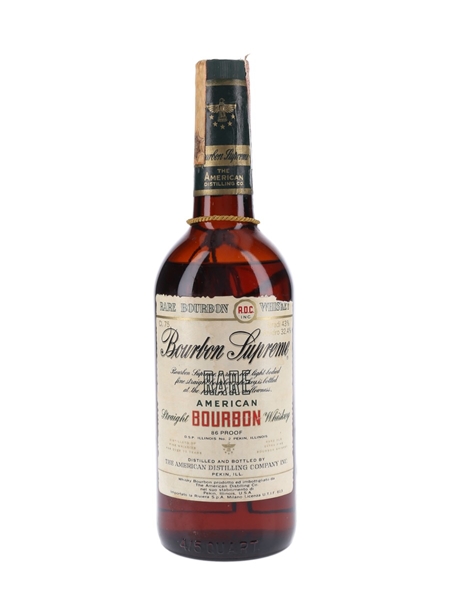 Bourbon Supreme Bottled 1970s - Riviera 75cl / 43%