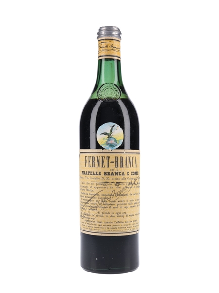 Fernet Branca Bottled 1950s 100cl