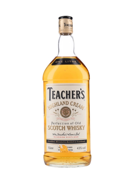 Teacher's Highland Cream Bottled 1980s-1990s 100cl / 43%