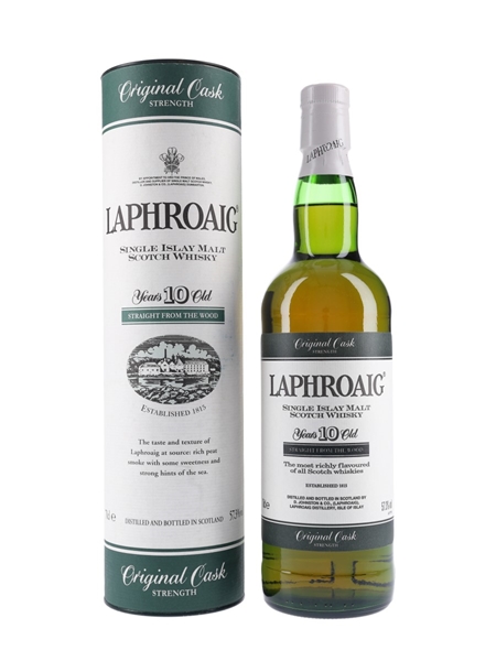 Laphroaig 10 Year Old Bottled 1990s - Straight From The Wood 70cl / 57.3%