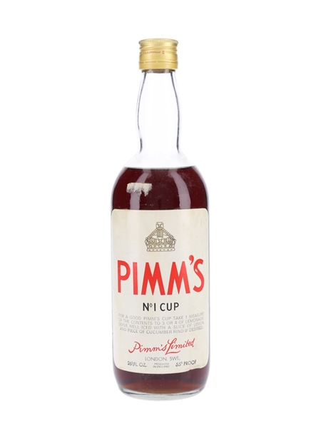 Pimm's No.1 Cup Bottled 1970s 75.7cl / 31.4%