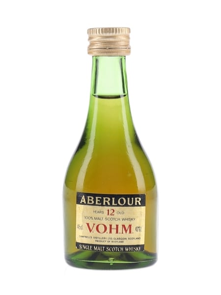 Aberlour 12 Year Old VOHM Bottled 1980s 4.5cl / 43%