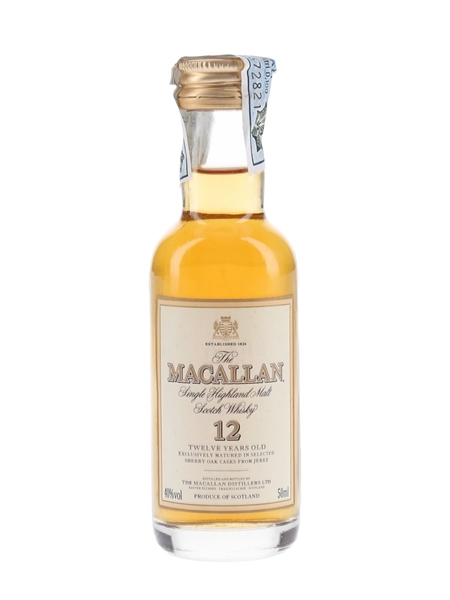 Macallan 12 Year Old Bottled 1990s 5cl / 40%