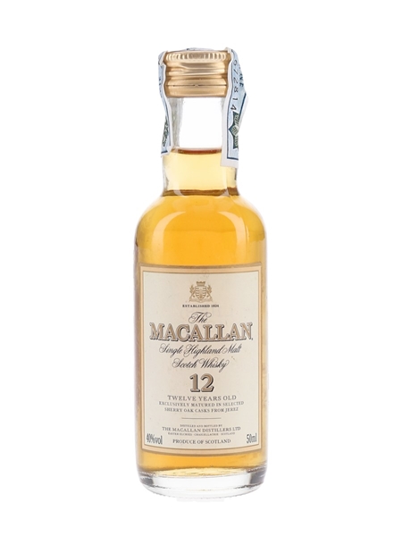 Macallan 12 Year Old Bottled 1990s 5cl / 40%