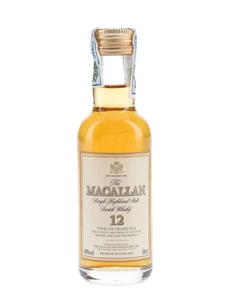 Macallan 12 Year Old Bottled 1990s 5cl / 40%