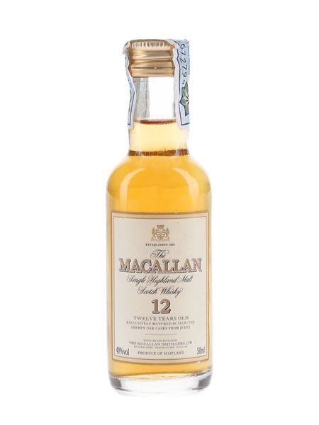 Macallan 12 Year Old Bottled 1990s 5cl / 40%