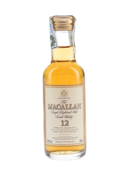 Macallan 12 Year Old Bottled 1990s 5cl / 40%