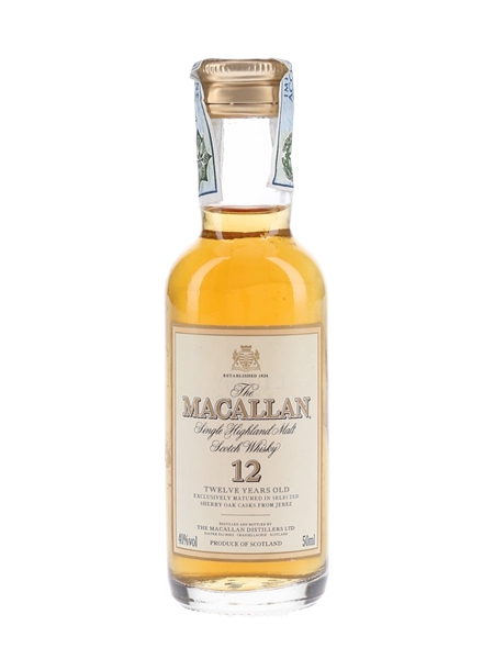 Macallan 12 Year Old Bottled 1990s 5cl / 40%