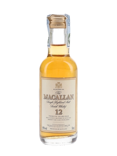 Macallan 12 Year Old Bottled 1990s 5cl / 40%