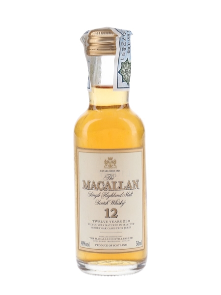 Macallan 12 Year Old Bottled 1990s 5cl / 40%