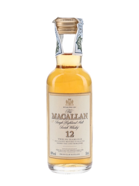 Macallan 12 Year Old Bottled 1990s 5cl / 40%