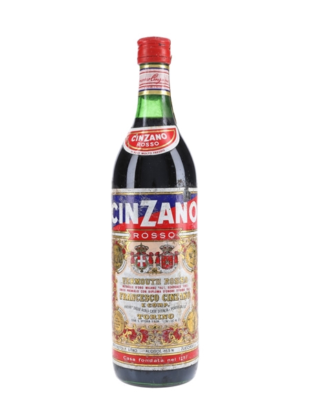 Cinzano Vermouth Rosso Bottled 1970s 100cl / 16.5%