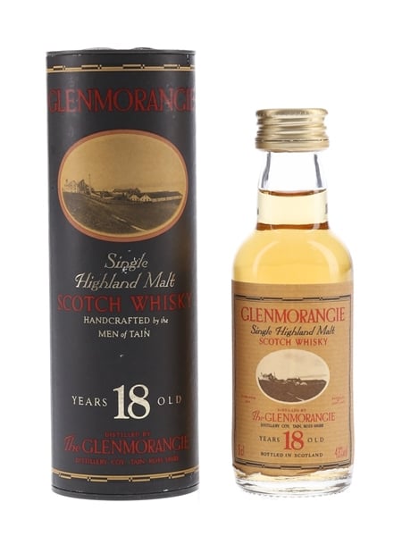 Glenmorangie 18 Year Old Bottled 1980s 5cl / 43%