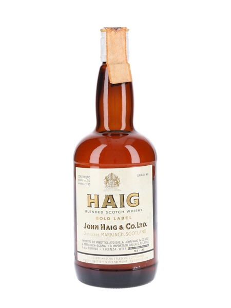 Haig's Gold Label Bottled 1970s-1980s - Sacco 75cl / 40%