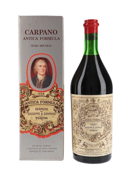 Carpano Antica Formula Vermouth Bottled 1970s 100cl / 16.5%