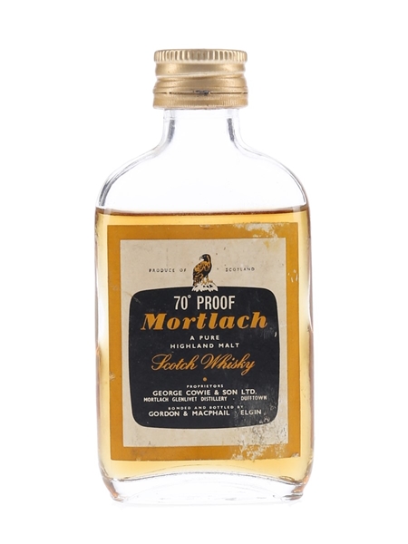 Mortlach 70 Proof Bottled 1970s - Gordon & MacPhail 5cl / 40%