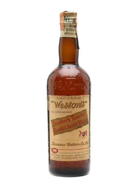 Weston's Founder's Reserve Bottled 1950s 75cl / 43.4%