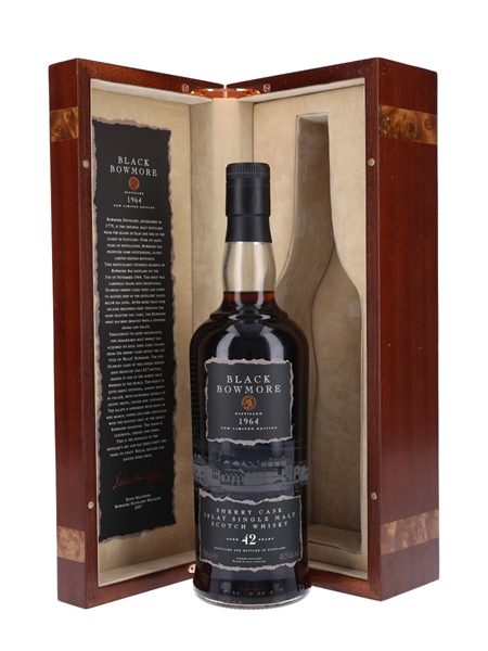【木箱のみ】Bowmore Black 1964 42年 THE TRILOGY 木箱のみ】Bowmore Black 1964 42年 THE TRILOGY
