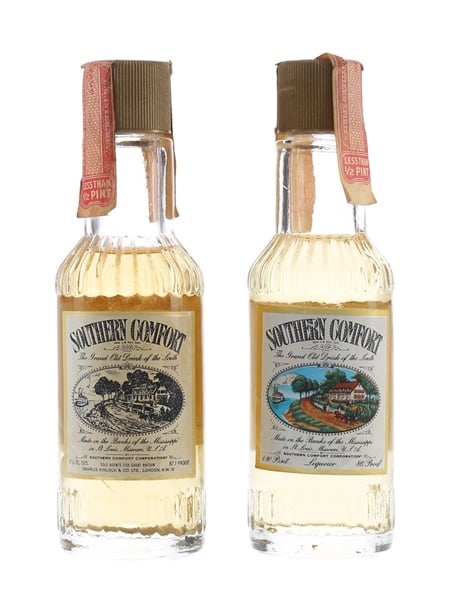 Southern Comfort Bottled 1960s 2 x 5cl