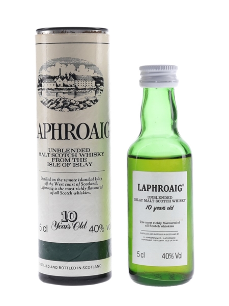 Laphroaig 10 Year Old Bottled 1980s-1990s 5cl / 40%