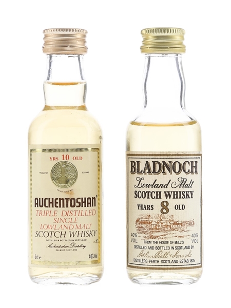 Auchentoshan & Bladnoch  2 x 5cl / 40%