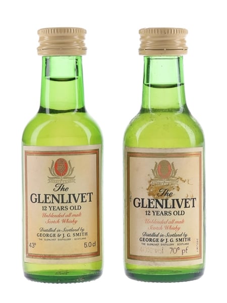 Glenlivet 12 Year Old  2 x 5cl