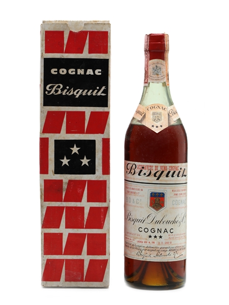 Bisquit 3 Star Cognac Motta Import Bottled 1960s 73cl / 40%