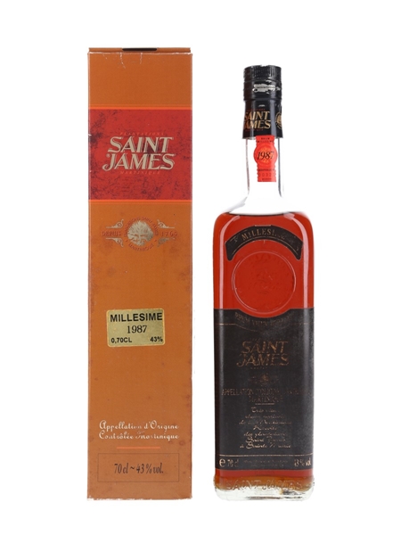 Saint James Millesime 1987  70cl / 43%