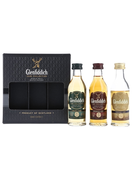 Glenfiddich Cask Collection Reserve, Select, Vintage Cask 3 x 5cl / 40%