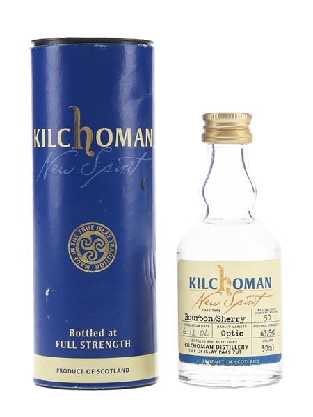 Kilchoman New Spirit Distilled 2006 5cl / 63.5%