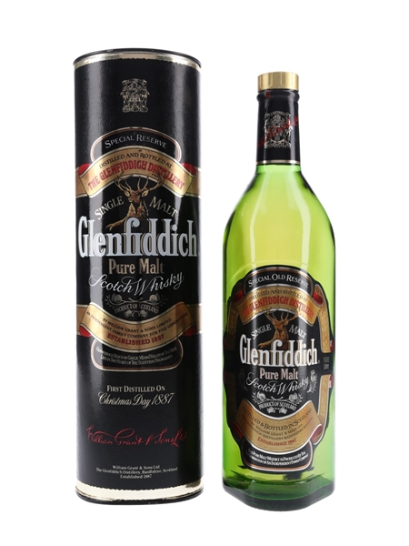 Glenfiddich Special Old Reserve Pure Malt Bottled 1980s-1990s 100cl / 43%