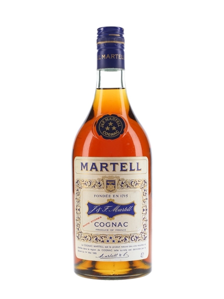 Martell 3 Star Bottled 1960s-1970s 75cl / 40%