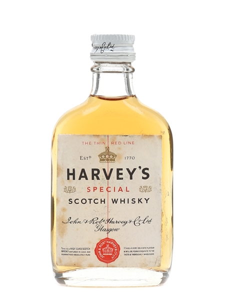 Harvey's Special The Thin Red Line Bottled 1960s 5cl