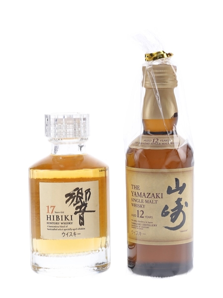 Hibiki 17 Year Old & Yamazaki 12 Year Old  2 x 5cl / 43%