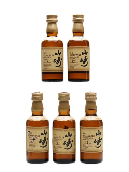 Yamazaki 12 Year Old  5 x 5cl / 43%