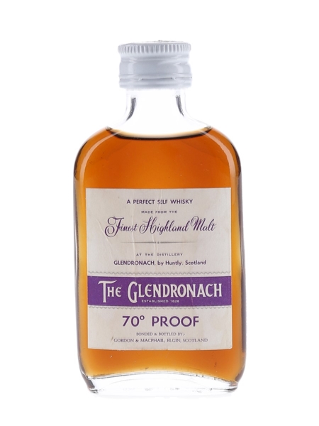 Glendronach 70 Proof - A Perfect Self Bottled 1970s - Gordon & MacPhail 5cl / 40%