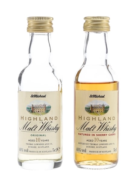 St Michael Highland Malts  2 x 5cl / 40%